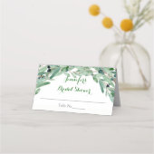 Olive Branch Brautparty Platzkarte (Vorderseite)