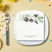 Olive Branch Brautparty Serviette