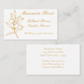 Olive Branch Business Card Visitenkarte (Vorne/Hinten)