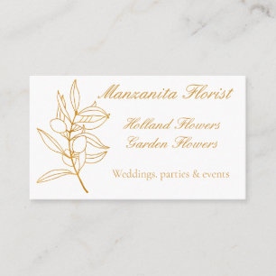 Olive Branch Business Card Visitenkarte