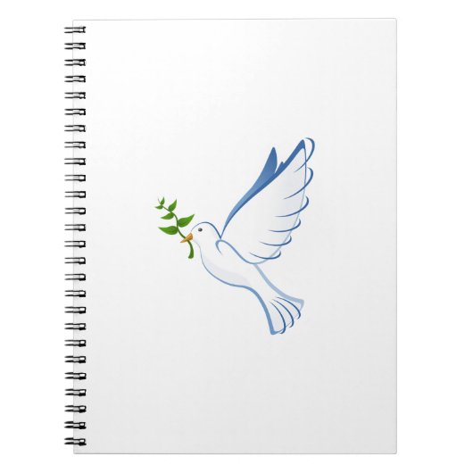 Olive Branch & Dove Notizblock (Vorderseite)