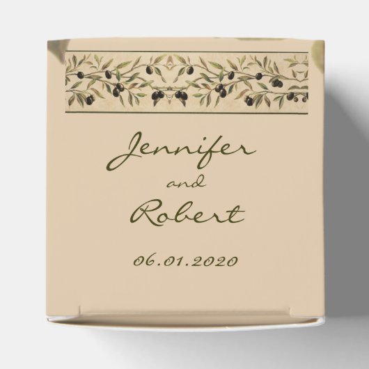 Olive Branch: Eine toskanische Touch Gefälligkeits Geschenkschachtel (Oben)