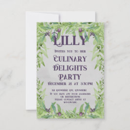 Olive Branch Einladung