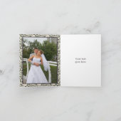 Olive Branch Garland Hochzeit Danke Foto (Innenseite)