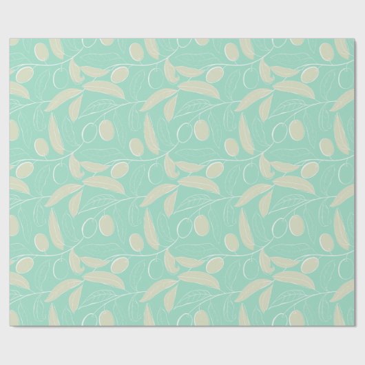 Olive Branch Geschenkpapier (Flach)