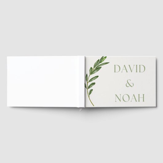 Olive Branch Guest Book Gästebuch (Voll)