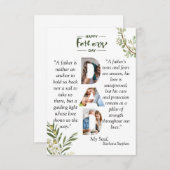 Olive Branch Happy Vatertag (Vorne/Hinten)