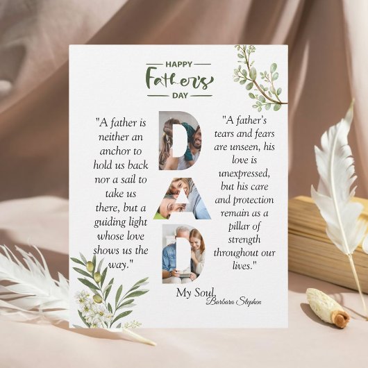 Olive Branch Happy Vatertag Briefbogen