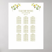 Olive Branch Hochzeitsdinner Poster (Vorne)