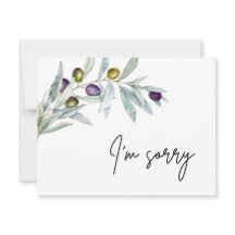 Olive Branch I m Sorry, tippen Sie die Entschuldig