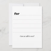 Olive Branch Ich bedauere Entschuldigung Mitteilungskarte (Rückseite)