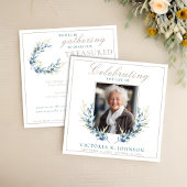 Olive Branch im Wasser Feier des Lebens Einladung