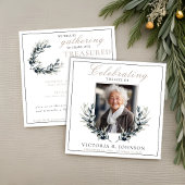 Olive Branch im Wasser Feier des Lebens Einladung