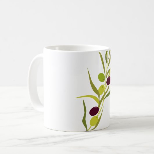 Olive Branch Kaffeetasse (Vorderseite Links)