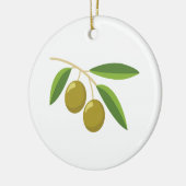 Olive Branch Keramik Ornament (Links)