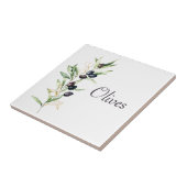 Olive Branch Keramik Tile Fliese (Seite)