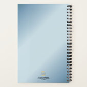 Olive Branch Kreath Beruflich Moderne Minimalistis Notizblock (Rückseite)