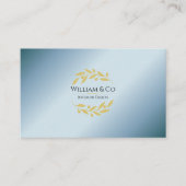 Olive Branch Kreath Beruflich Moderne Minimalistis Visitenkarte (Vorderseite)