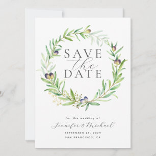 Olive Branch Kreath Save the Date