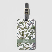 Olive Branch Ladys Personalisiert Luggage Tag Gepäckanhänger (Vorderseite Vertikal)