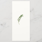 Olive Branch Menü Menükarte (Rückseite)