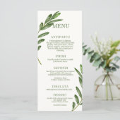 Olive Branch Menü Menükarte (Stehend Vorderseite)