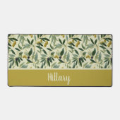 Olive Branch Monogram Name Schreibtischunterlage (Vorderseite)