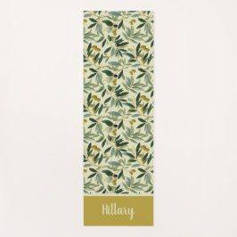 Olive Branch Monogram Name Yogamatte