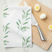 Olive Branch Muster Geschirrtuch (Viertel Falte)