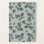 Olive Branch-Musternotebook Notizblock (Rückseite)