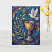 Olive Branch of Peace Easter Card Karte (Gelbe Blume)