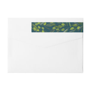 Olive Branch Rücksendeadresse Wrap Around Label