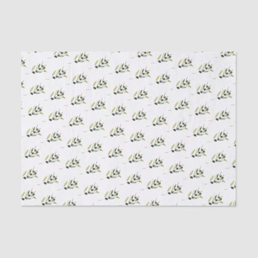 Olive Branch Seidenpapier (Vorderseite)