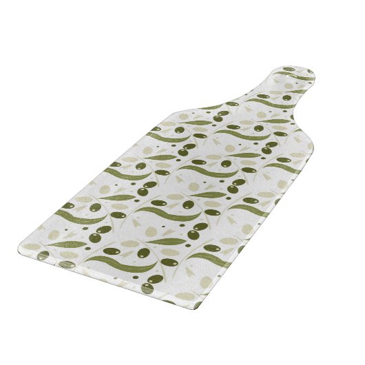 Olive Branch Tree Muster Schneidebrett (Ecke)