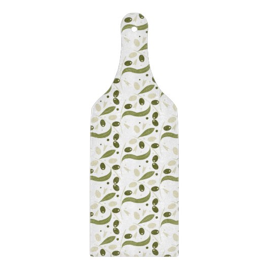 Olive Branch Tree Muster Schneidebrett (Vorderseite)