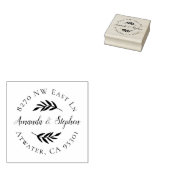 Olive Branch Wedding Rücksendeadresse Briefmarke Gummistempel (Stempel)