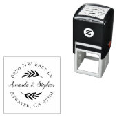 Olive Branch Wedding Rücksendeadresse Briefmarke Permastempel (Beispiel)