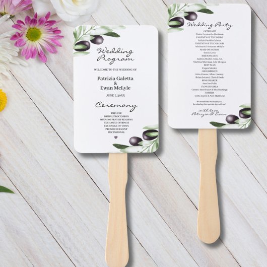 Olive Branch Wedding Set von Fans Fächer