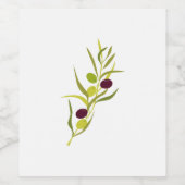Olive Branch Weinetikett (Einzelnes Label)