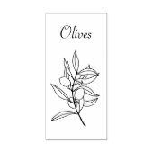 Olive Branch Wood Art Briefmarke Gummistempel (Prägung)