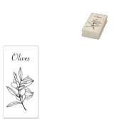 Olive Branch Wood Art Briefmarke Gummistempel (Stempel)