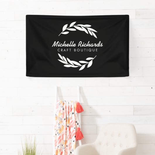 Olive Branch Wreath Logo Banner (Insitu)