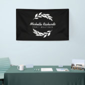 Olive Branch Wreath Logo Banner (Messeveranstaltung)
