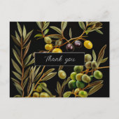 Olive Branches of Dankbarkeit: Danke, Cards Postkarte (Vorderseite)