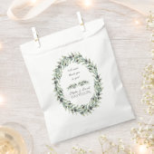 Olive Branches Wreath Wedding Geschenktütchen (Ausgeschnitten)