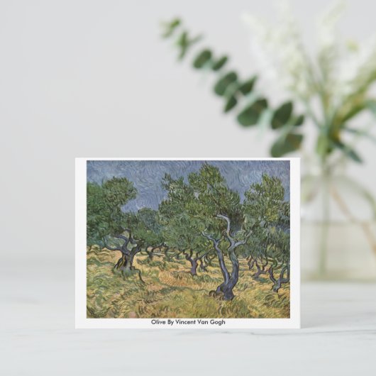 Olive By Vincent Van Gogh Postkarte (Stehend Vorderseite)