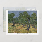 Olive By Vincent Van Gogh Postkarte (Vorne/Hinten)