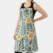 Olive & Citrus Print Schürze (InSitu)