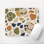 Olive Clay Terrazzo Mousepad (Mit Mouse)