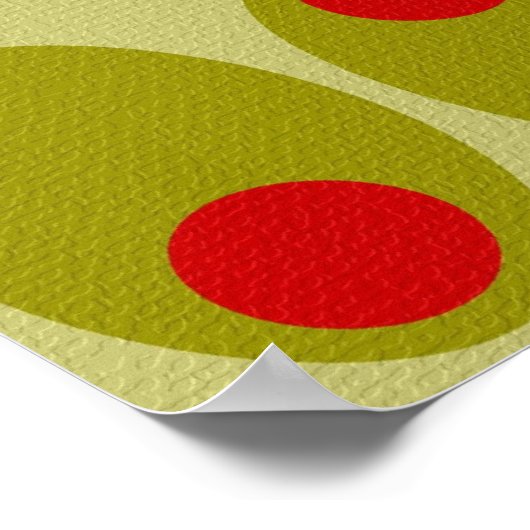 Olive Design Poster (Ecke)